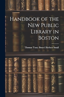 Couverture_Handbook of the New Public Library in Boston