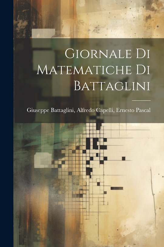 Front cover_Giornale di Matematiche di Battaglini