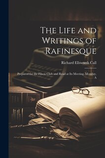 Front cover_The Life and Writings of Rafinesque