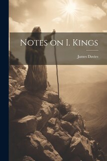 Front cover_Notes on I. Kings