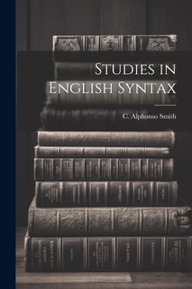 Front cover_Studies in English Syntax