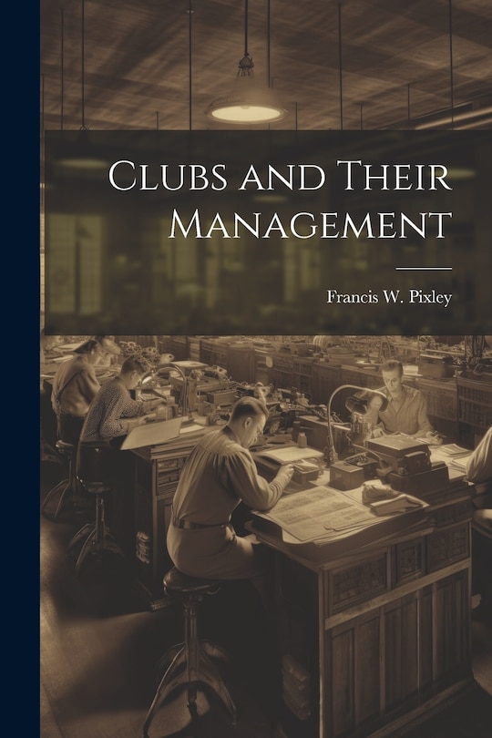 Front cover_Clubs and Their Management