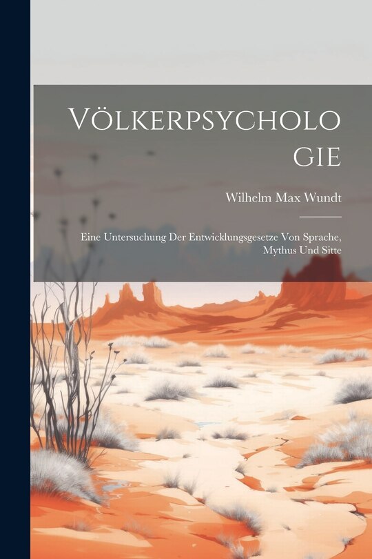 Front cover_Völkerpsychologie