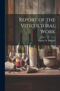Front cover_Report of the Viticultural Work