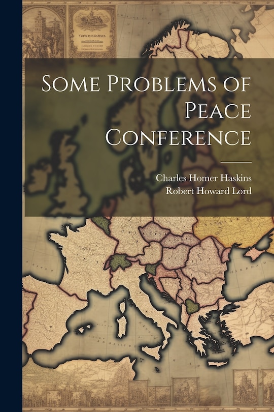 Couverture_Some Problems of Peace Conference