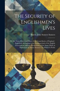Front cover_The Security of Englishmen's Lives