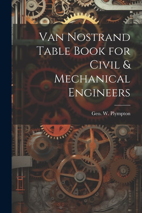 Front cover_Van Nostrand Table Book for Civil & Mechanical Engineers