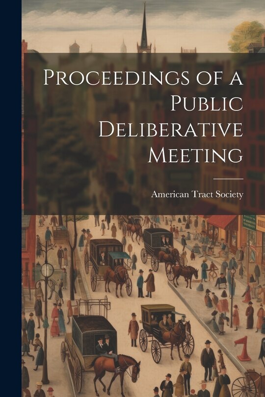 Front cover_Proceedings of a Public Deliberative Meeting