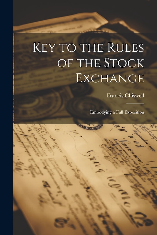 Couverture_Key to the Rules of the Stock Exchange
