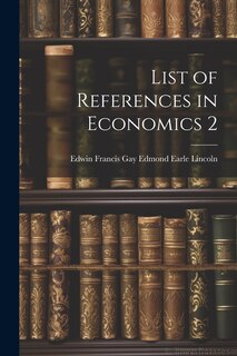 Front cover_List of References in Economics 2