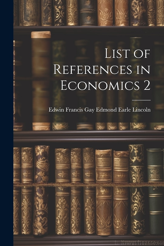 Front cover_List of References in Economics 2