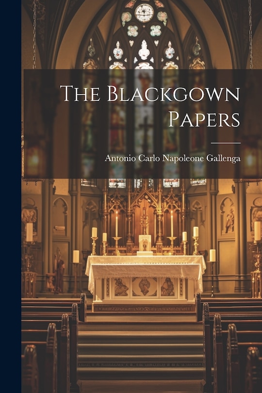 Couverture_The Blackgown Papers