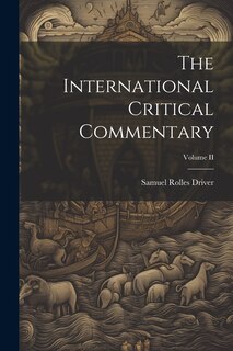 Front cover_The International Critical Commentary; Volume II