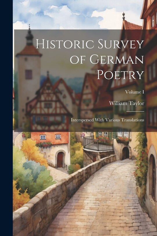 Front cover_Historic Survey of German Poetry