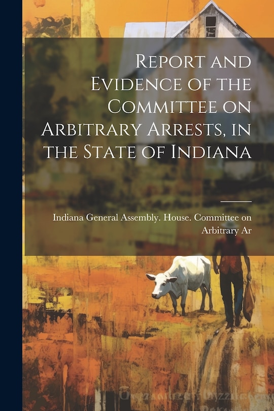 Front cover_Report and Evidence of the Committee on Arbitrary Arrests, in the State of Indiana