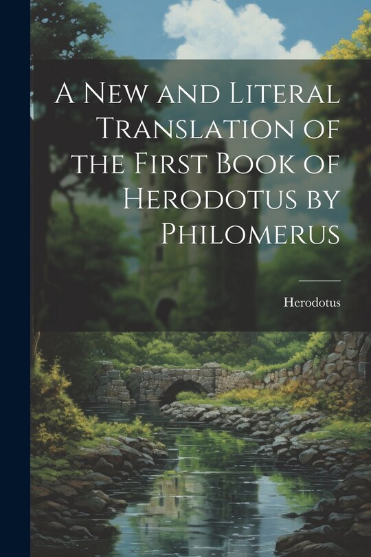 Couverture_A New and Literal Translation of the First Book of Herodotus by Philomerus