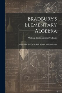 Front cover_Bradbury's Elementary Algebra