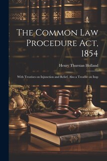 Front cover_The Common Law Procedure Act, 1854