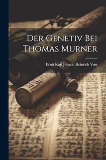 Front cover_Der Genetiv bei Thomas Murner