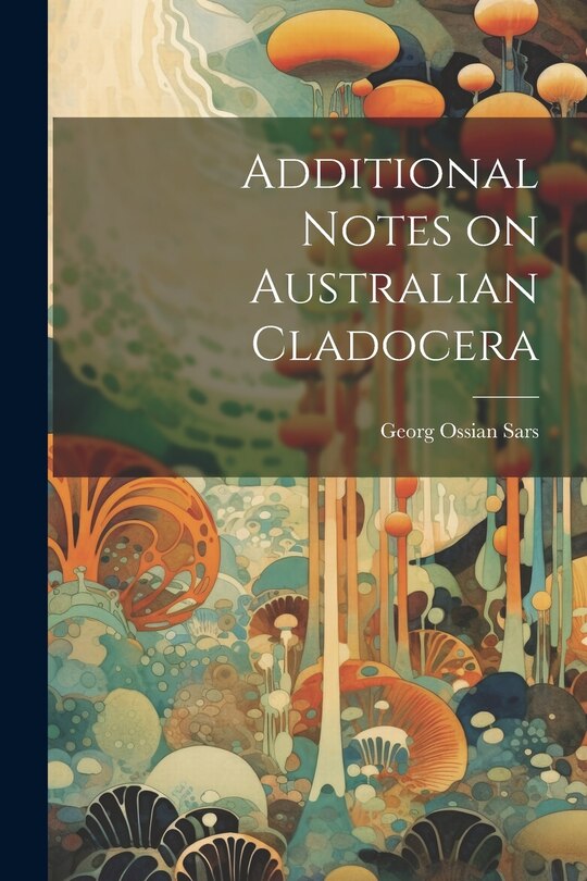 Front cover_Additional Notes on Australian Cladocera