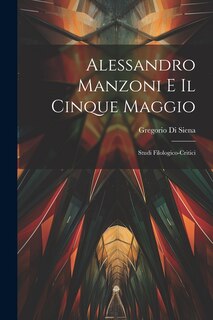 Front cover_Alessandro Manzoni e Il Cinque Maggio
