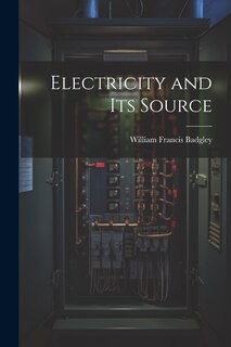Front cover_Electricity and Its Source