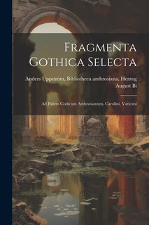 Couverture_Fragmenta Gothica Selecta