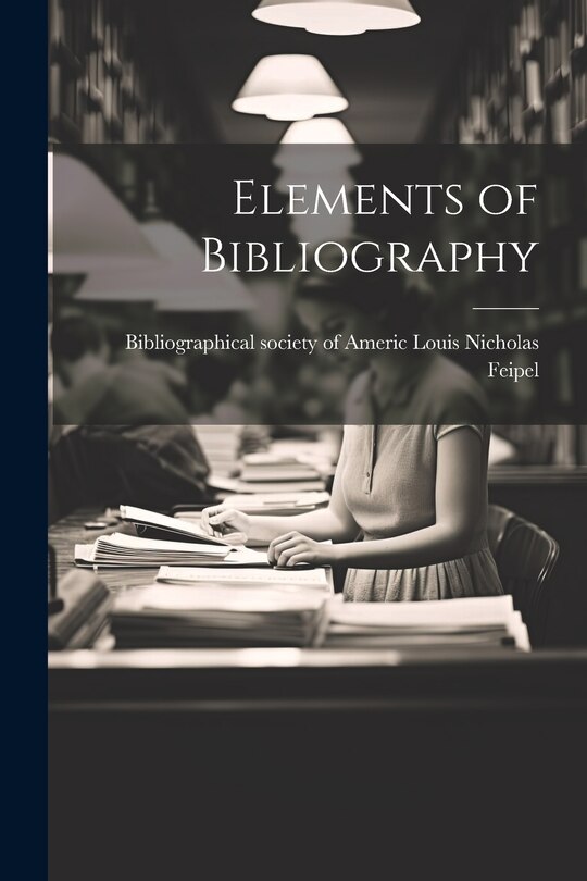Couverture_Elements of Bibliography