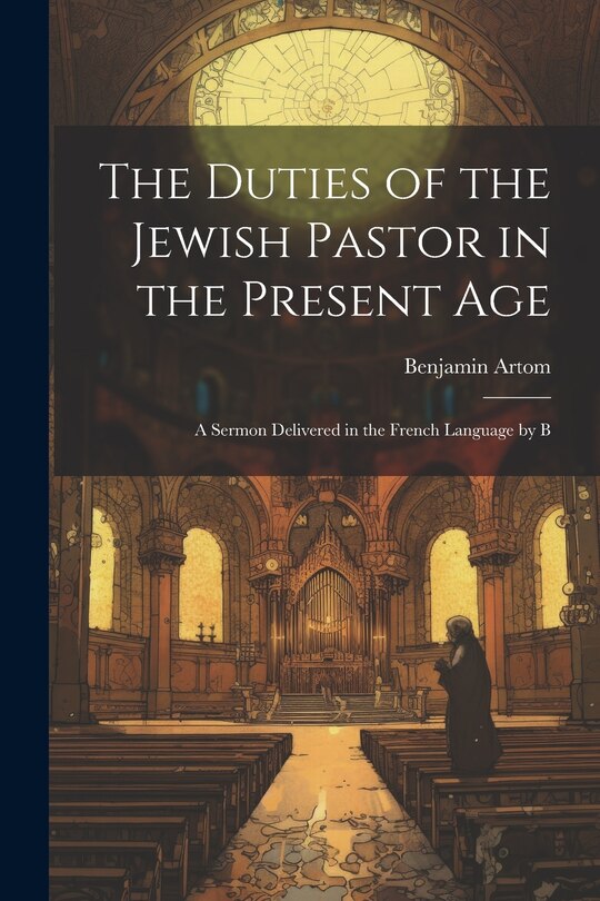 Front cover_The Duties of the Jewish Pastor in the Present Age