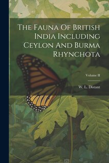 Front cover_The Fauna Of British India Including Ceylon And Burma Rhynchota; Volume II