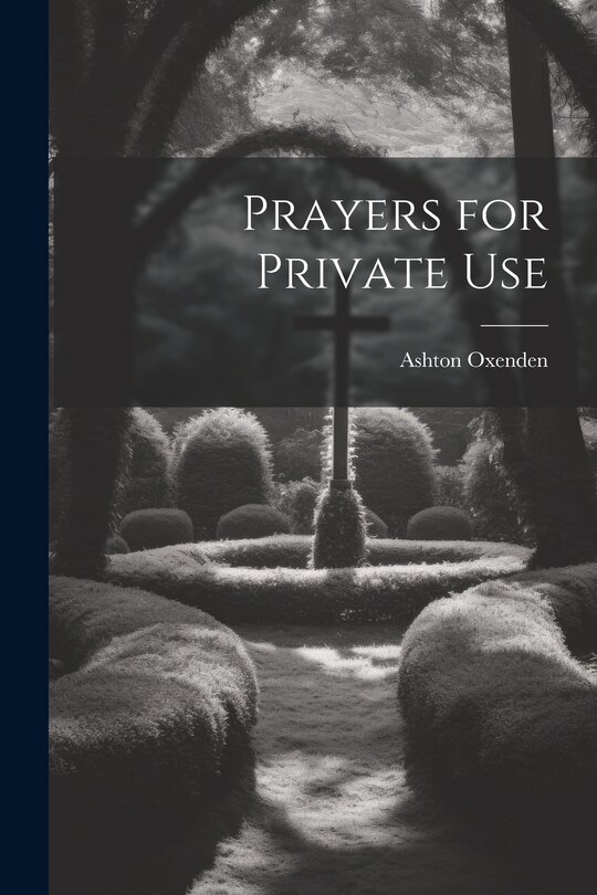 Front cover_Prayers for Private Use