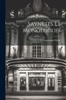 Front cover_Saynètes Et Monologues