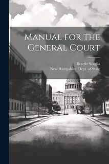Front cover_Manual for the General Court