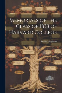 Front cover_Memorials of the Class of 1833 of Harvard College