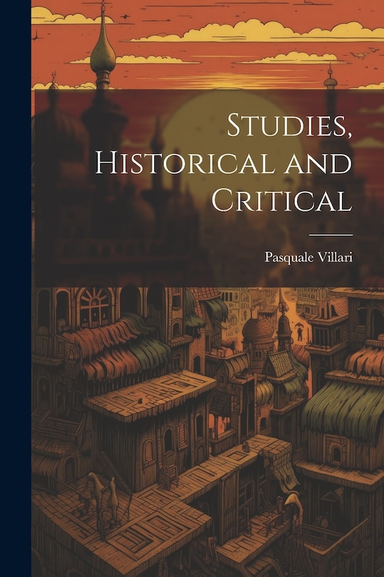 Couverture_Studies, Historical and Critical