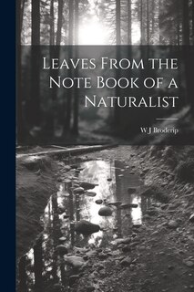 Couverture_Leaves From the Note Book of a Naturalist