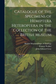 Front cover_Catalogue of the Specimens of Hemiptera Heteroptera in the Collection of the British Museum