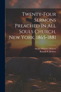 Front cover_Twenty-Four Sermons Preached in All Souls Church, New York, 1865-1881