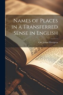 Front cover_Names of Places in a Transferred Sense in English