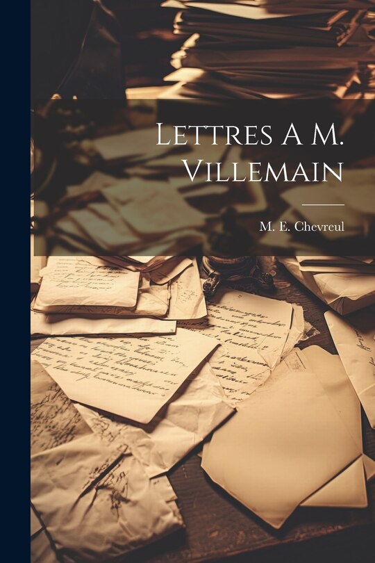 Front cover_Lettres A M. Villemain