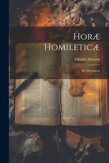 Couverture_Horæ Homileticæ