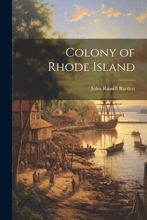 Couverture_Colony of Rhode Island