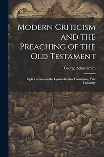 Front cover_Modern Criticism and the Preaching of the Old Testament