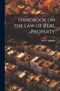 Front cover_Handbook on the law of Real Property