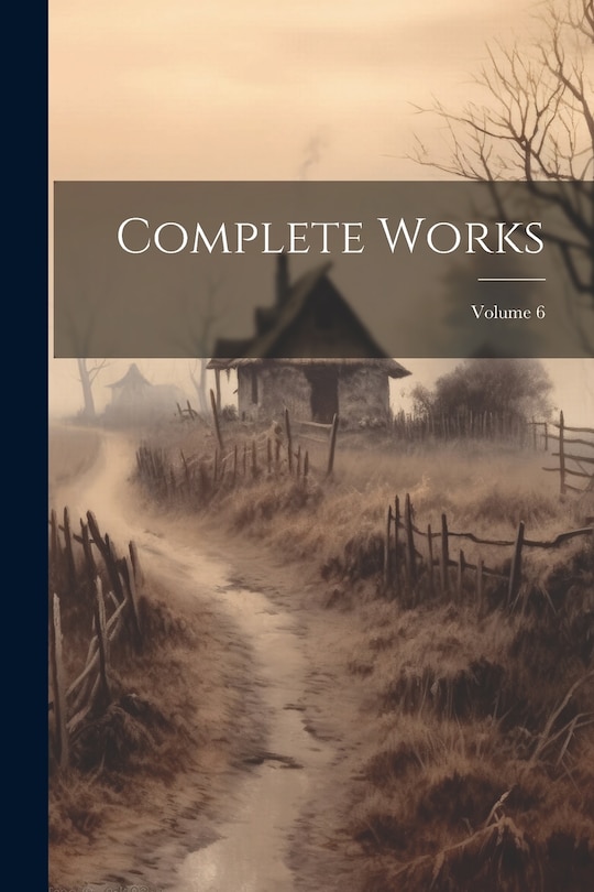 Front cover_Complete Works; Volume 6