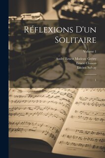 Front cover_Réflexions d'un solitaire