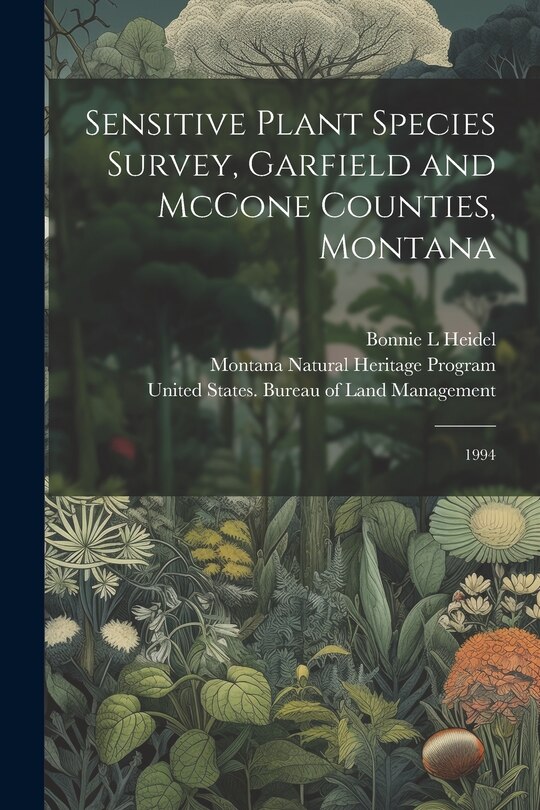 Front cover_Sensitive Plant Species Survey, Garfield and McCone Counties, Montana