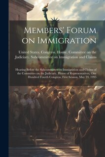 Couverture_Members' Forum on Immigration