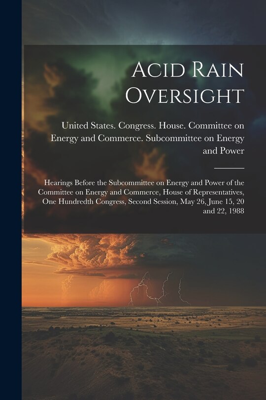 Couverture_Acid Rain Oversight