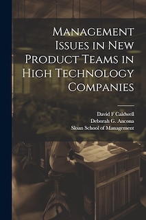 Couverture_Management Issues in new Product Teams in High Technology Companies
